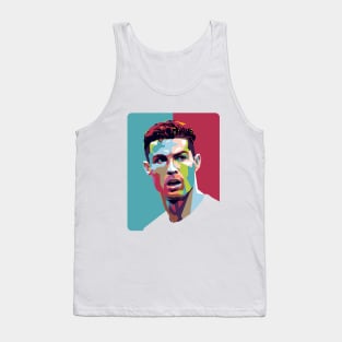 Cristiano Ronaldo 7 Pop Art Portrait Tank Top